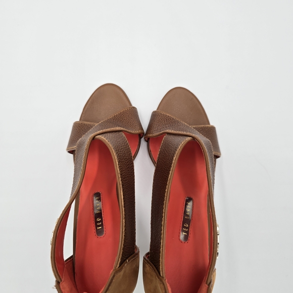 Ted Baker Brown and Tan Women\'s Heels